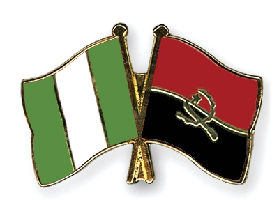 Fahnen Pins Nigeria Angola