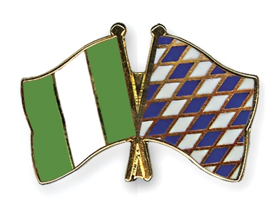 Fahnen Pins Nigeria Bayern