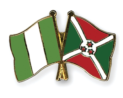 Fahnen Pins Nigeria Burundi