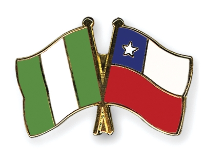 Fahnen Pins Nigeria Chile