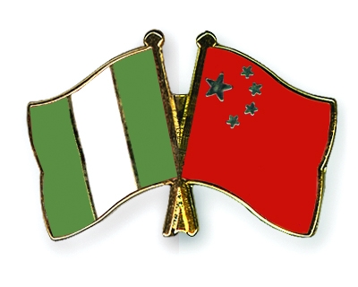 Fahnen Pins Nigeria China