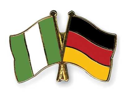 Fahnen Pins Nigeria Deutschland