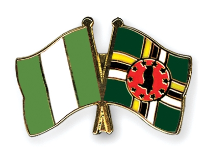 Fahnen Pins Nigeria Dominica