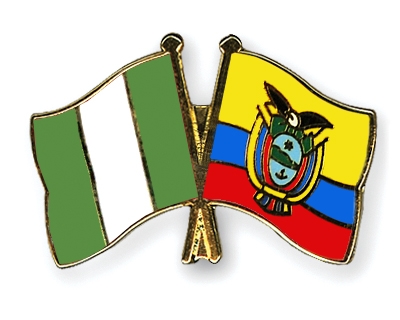 Fahnen Pins Nigeria Ecuador