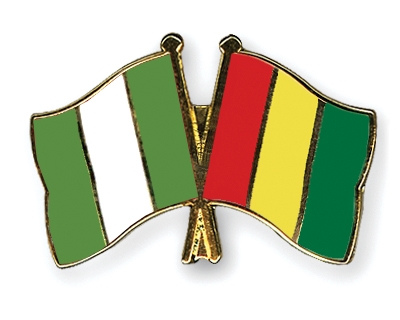 Fahnen Pins Nigeria Guinea