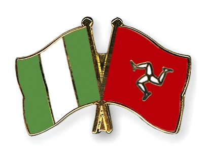 Fahnen Pins Nigeria Isle-of-Man