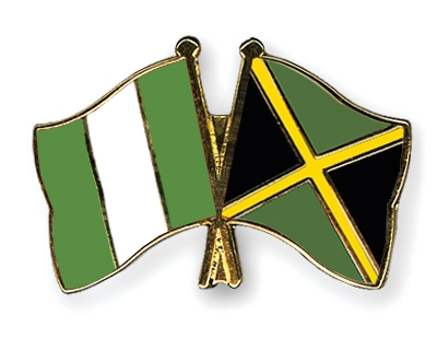 Fahnen Pins Nigeria Jamaika