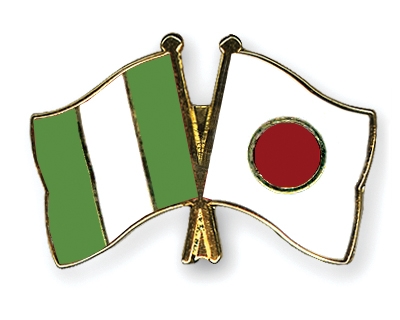 Fahnen Pins Nigeria Japan