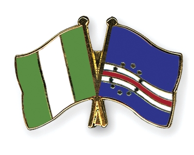 Fahnen Pins Nigeria Kap-Verde