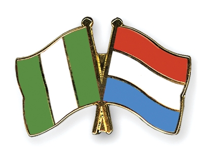 Fahnen Pins Nigeria Luxemburg