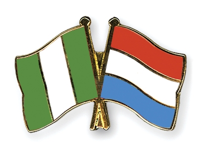 Fahnen Pins Nigeria Luxemburg