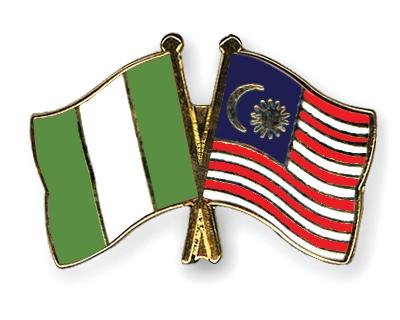 Fahnen Pins Nigeria Malaysia