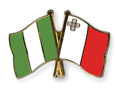 Fahnen Pins Nigeria Malta