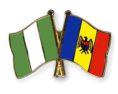 Fahnen Pins Nigeria Moldau
