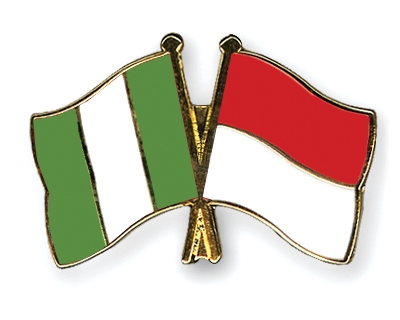 Fahnen Pins Nigeria Monaco