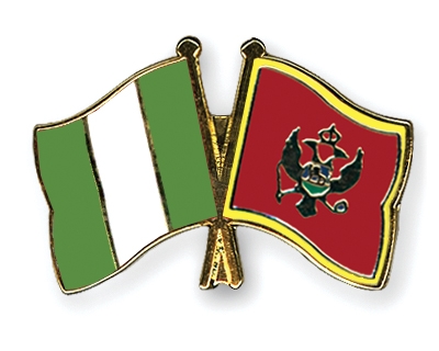 Fahnen Pins Nigeria Montenegro