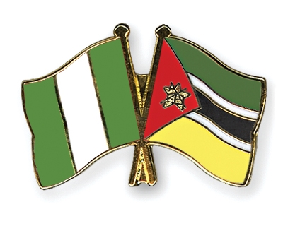 Fahnen Pins Nigeria Mosambik