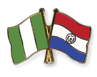 Fahnen Pins Nigeria Paraguay
