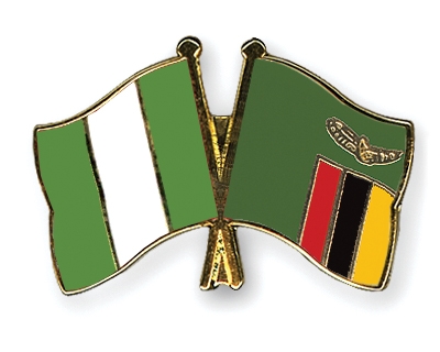 Fahnen Pins Nigeria Sambia