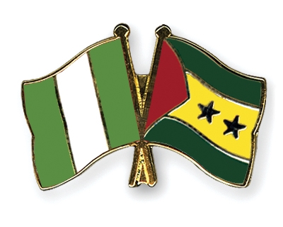 Fahnen Pins Nigeria Sao-Tome-und-Principe