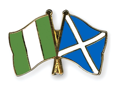 Fahnen Pins Nigeria Schottland