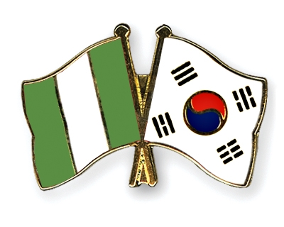 Fahnen Pins Nigeria Sdkorea