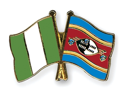 Fahnen Pins Nigeria Swasiland