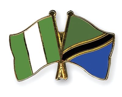 Fahnen Pins Nigeria Tansania