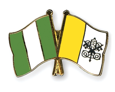 Fahnen Pins Nigeria Vatikanstadt