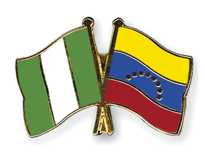 Fahnen Pins Nigeria Venezuela