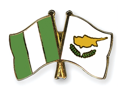 Fahnen Pins Nigeria Zypern
