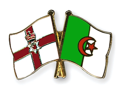 Fahnen Pins Nordirland Algerien