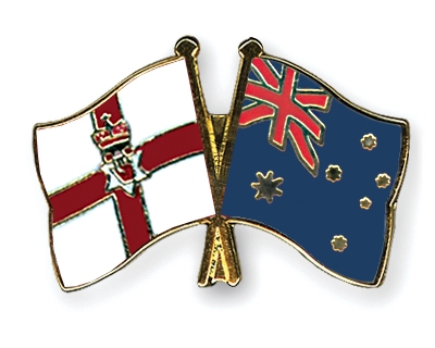 Fahnen Pins Nordirland Australien