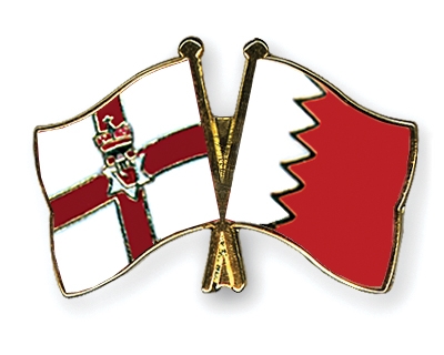 Fahnen Pins Nordirland Bahrain