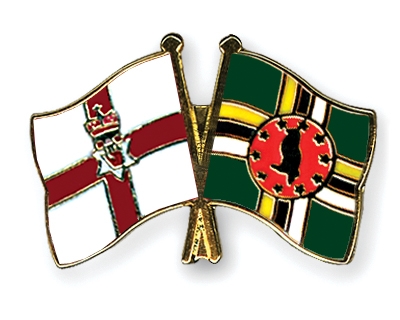 Fahnen Pins Nordirland Dominica