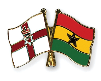 Fahnen Pins Nordirland Ghana