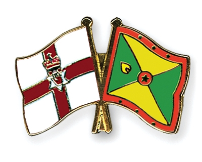 Fahnen Pins Nordirland Grenada