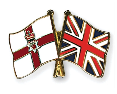 Fahnen Pins Nordirland Grossbritannien