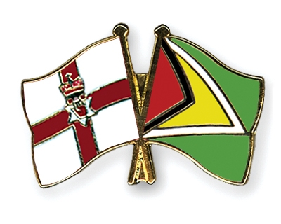 Fahnen Pins Nordirland Guyana