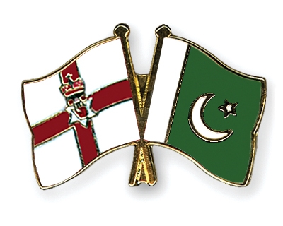 Fahnen Pins Nordirland Pakistan