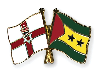 Fahnen Pins Nordirland Sao-Tome-und-Principe