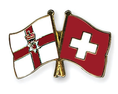 Fahnen Pins Nordirland Schweiz