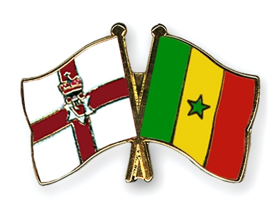 Fahnen Pins Nordirland Senegal