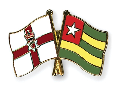 Fahnen Pins Nordirland Togo