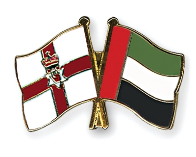 Fahnen Pins Nordirland Ver-Arab-Emirate