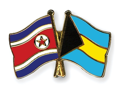 Fahnen Pins Nordkorea Bahamas