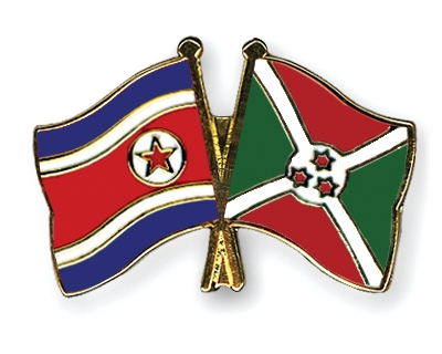 Fahnen Pins Nordkorea Burundi