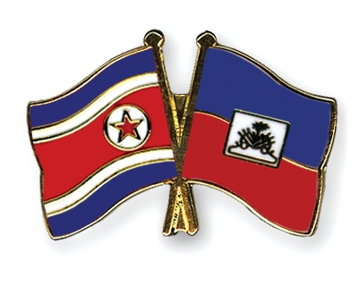Fahnen Pins Nordkorea Haiti