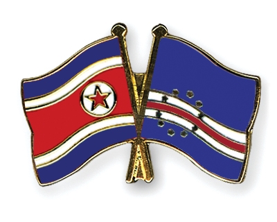 Fahnen Pins Nordkorea Kap-Verde