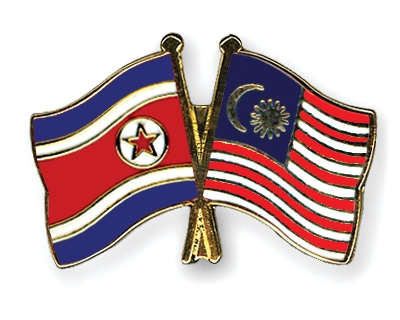 Fahnen Pins Nordkorea Malaysia